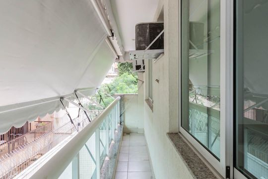 Varanda da Sala de apartamento à venda com 2 quartos, 69m² em Tijuca, Rio de Janeiro