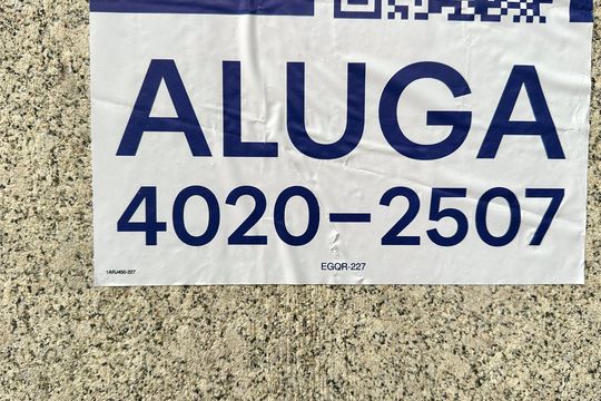 Placa de apartamento para alugar com 3 quartos, 100m² em Leblon, Rio de Janeiro