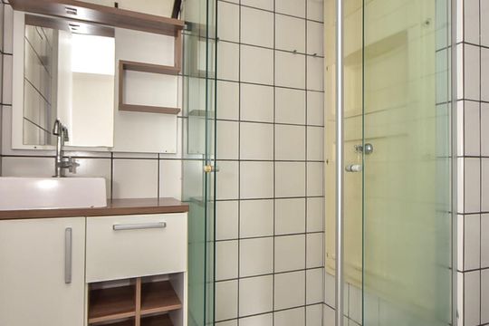 Banheiro de apartamento à venda com 3 quartos, 76m² em Jardim Ampliação, São Paulo
