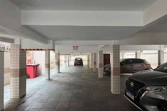Área comum de apartamento para alugar com 2 quartos, 70m² em Embaré, Santos