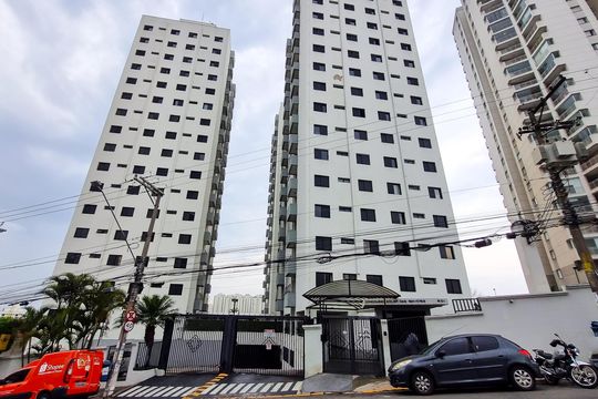 Fachada de apartamento para alugar com 2 quartos, 59m² em Jardim Monte Alegre, Taboão da Serra
