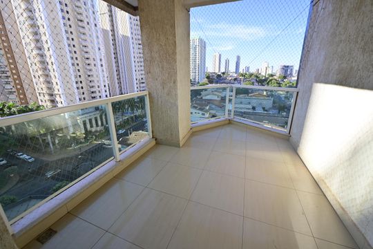 Varanda da Sala de apartamento à venda com 5 quartos, 159m² em Setor Bueno, Goiânia