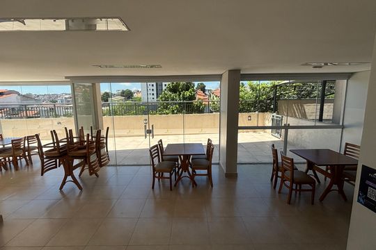Área comum de apartamento para alugar com 2 quartos, 54m² em Vila Eldízia, Santo André