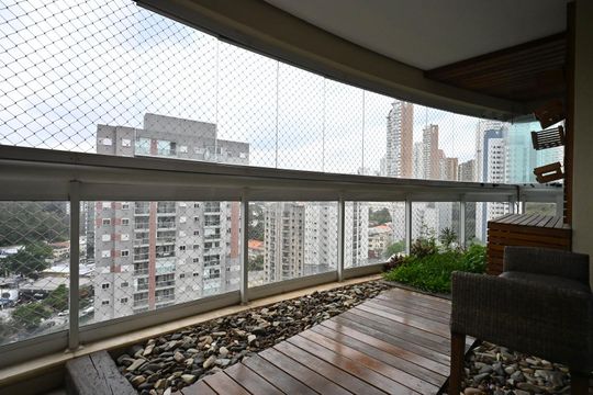 Varanda de apartamento para alugar com 4 quartos, 187m² em Vila Andrade, São Paulo