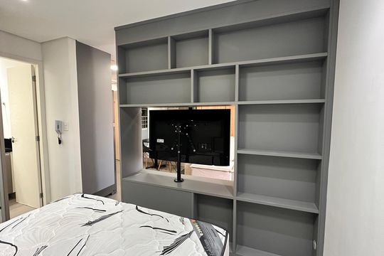 Suíte de apartamento para alugar com 1 quarto, 38m² em Campo Belo, São Paulo