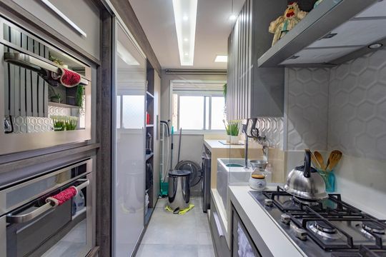 Cozinha  de apartamento à venda com 3 quartos, 105m² em Centro, Diadema