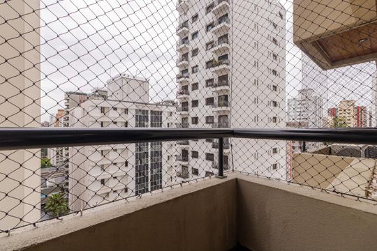 Varanda de apartamento para alugar com 1 quarto, 45m² em Indianópolis, São Paulo