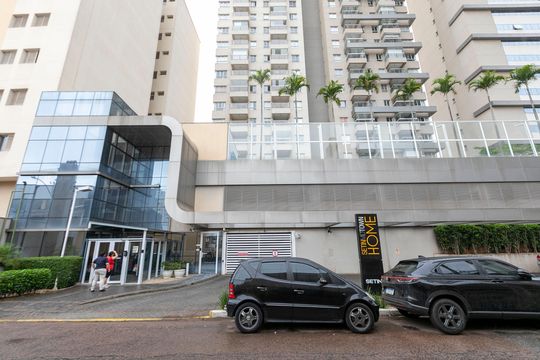 Fachada de apartamento para alugar com 1 quarto, 43m² em Vila Lídia, Campinas