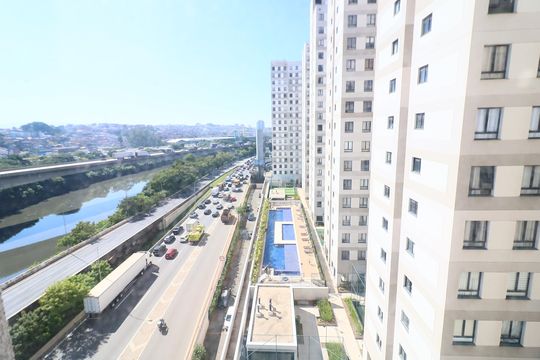 Vista da Sala de apartamento para alugar com 2 quartos, 38m² em Presidente Altino, Osasco