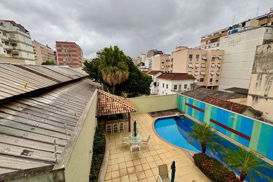 Vista da Varanda da Suíte de apartamento à venda com 2 quartos, 93m² em Botafogo, Rio de Janeiro