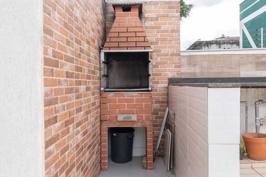 Área comum - Churrasqueira de casa de condomínio à venda com 2 quartos, 60m² em Vila Ré, São Paulo