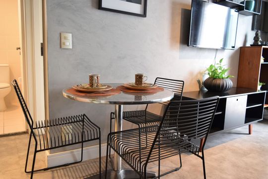 Sala de apartamento à venda com 1 quarto, 30m² em Pinheiros, São Paulo