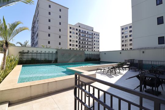 Área comum - Piscina de apartamento para alugar com 2 quartos, 34m² em Jurubatuba, São Paulo