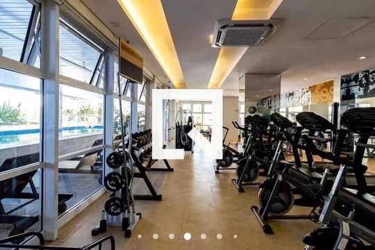 Área comum de apartamento para alugar com 1 quarto, 48m² em Brooklin Paulista, São Paulo