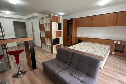 Studio de apartamento para alugar com 1 quarto, 48m² em Brooklin Paulista, São Paulo