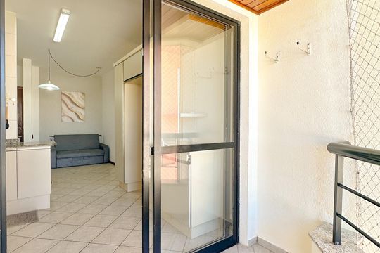 Varanda da Sala de apartamento para alugar com 1 quarto, 65m² em Canasvieiras, Florianópolis