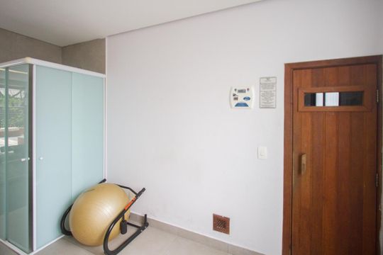 Área externa de apartamento para alugar com 1 quarto, 45m² em Chácara Itaim, São Paulo