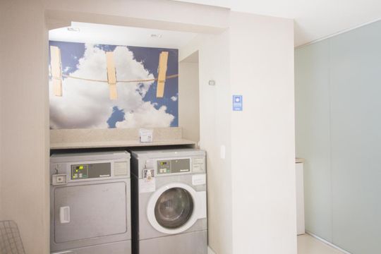 Área externa de apartamento para alugar com 1 quarto, 45m² em Chácara Itaim, São Paulo