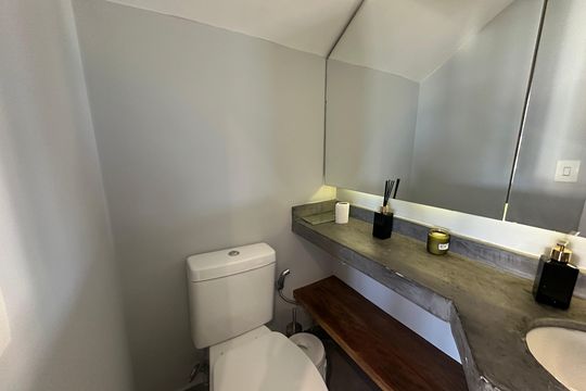 Lavabo de apartamento à venda com 1 quarto, 78m² em Alphaville Conde Ii, Barueri
