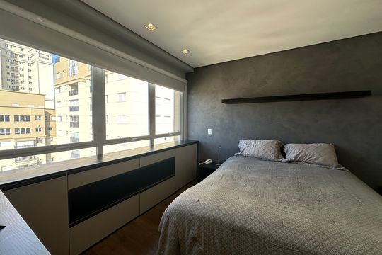 Suíte de apartamento à venda com 1 quarto, 78m² em Alphaville Conde Ii, Barueri