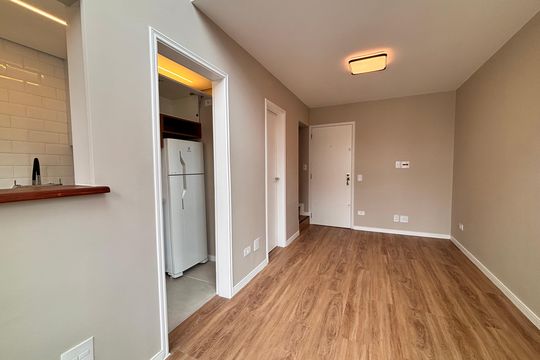 Sala de apartamento para alugar com 1 quarto, 51m² em Itaim Bibi, São Paulo