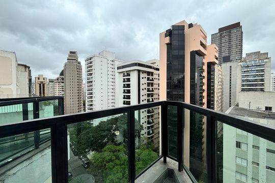 Varanda de apartamento para alugar com 1 quarto, 51m² em Itaim Bibi, São Paulo