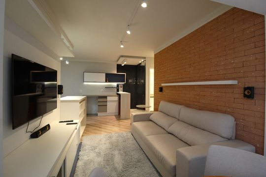 Sala de apartamento para alugar com 2 quartos, 65m² em Vila Olímpia, São Paulo