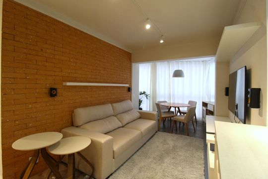 Sala de apartamento para alugar com 2 quartos, 65m² em Vila Olímpia, São Paulo