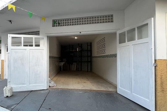 Garagem de casa de condomínio para alugar com 2 quartos, 148m² em Vila Matias, Santos