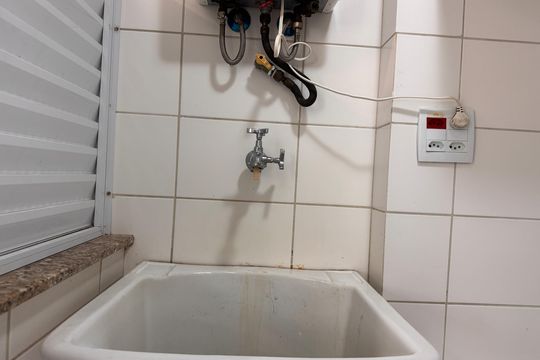 Área de serviço de apartamento para alugar com 2 quartos, 87m² em Recreio dos Bandeirantes, Rio de Janeiro