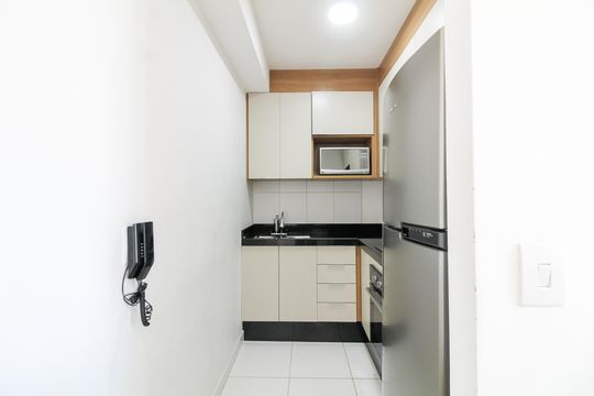 Cozinha de apartamento para alugar com 2 quartos, 49m² em Belém, São Paulo