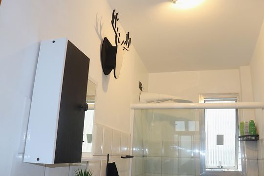 Banheiro Social de kitnet/studio à venda com 1 quarto, 52m² em Consolação, São Paulo