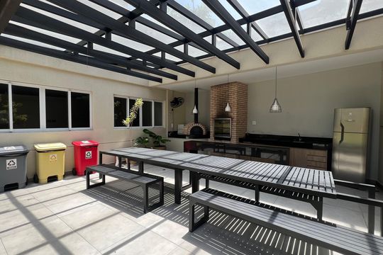 Área comum de apartamento para alugar com 2 quartos, 56m² em Vila Anglo Brasileira, São Paulo