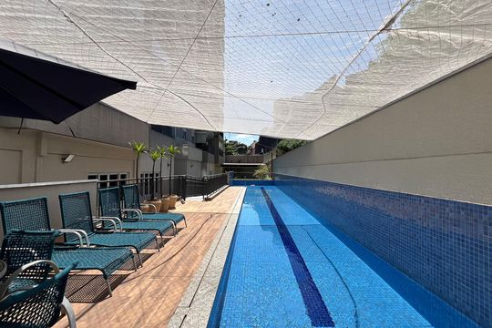 Área comum de apartamento para alugar com 2 quartos, 56m² em Vila Anglo Brasileira, São Paulo