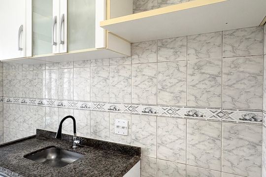 Cozinha de apartamento para alugar com 2 quartos, 54m² em Vila Cruz das Almas, São Paulo