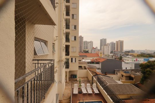 Vista do Quarto 1 de apartamento para alugar com 3 quartos, 89m² em Campestre, Santo André