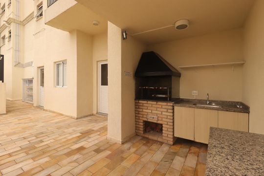 Área Comum - Churrasqueira de apartamento para alugar com 3 quartos, 89m² em Campestre, Santo André
