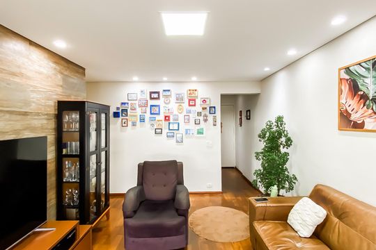 Sala de apartamento para alugar com 3 quartos, 95m² em Chácara Cruzeiro do Sul, São Paulo
