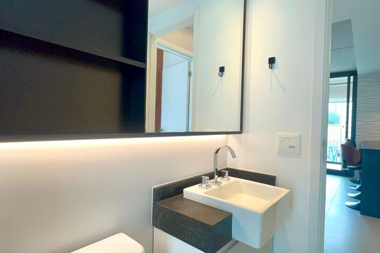 Banheiro de apartamento para alugar com 2 quartos, 80m² em Paraíso, São Paulo