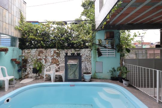 Área comum - Piscina de casa à venda com 3 quartos, 175m² em Centreville, Santo André