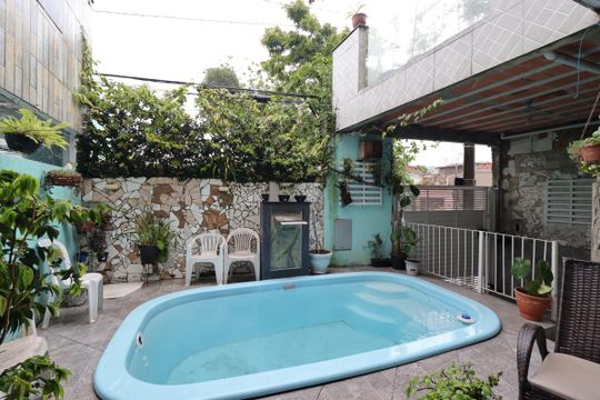 Área comum - Piscina de casa à venda com 3 quartos, 175m² em Centreville, Santo André