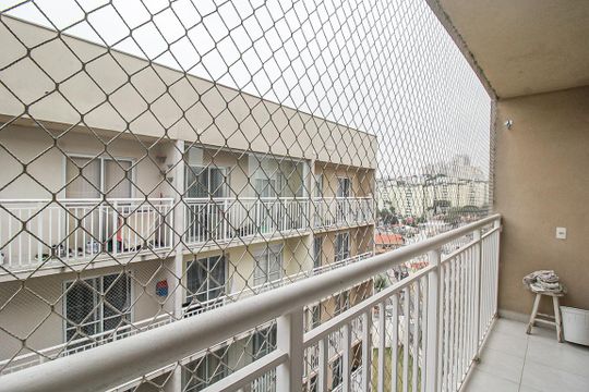Sacada de apartamento para alugar com 1 quarto, 31m² em Vila Palmeiras, São Paulo
