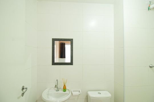 Banheiro da Suíte de apartamento para alugar com 1 quarto, 31m² em Vila Palmeiras, São Paulo