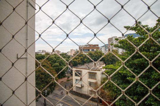 Vista da Sala de apartamento para alugar com 3 quartos, 80m² em Tijuca, Rio de Janeiro