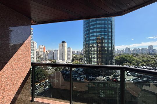 Varanda de apartamento para alugar com 1 quarto, 42m² em Jardim Paulistano, São Paulo