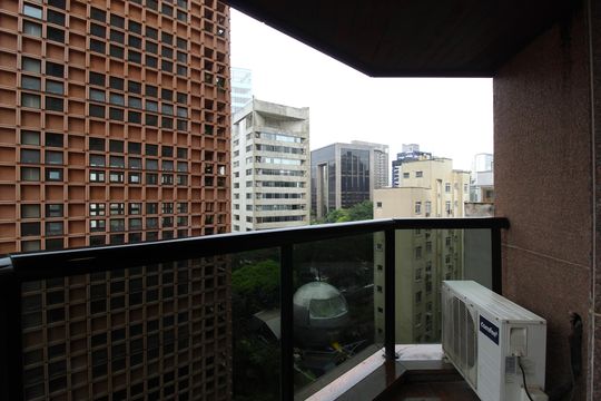 Varanda de apartamento para alugar com 1 quarto, 48m² em Jardim Paulistano, São Paulo