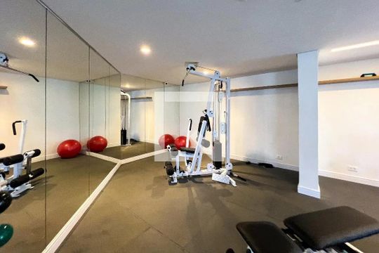 Área comum de apartamento para alugar com 1 quarto, 48m² em Jardim Paulistano, São Paulo