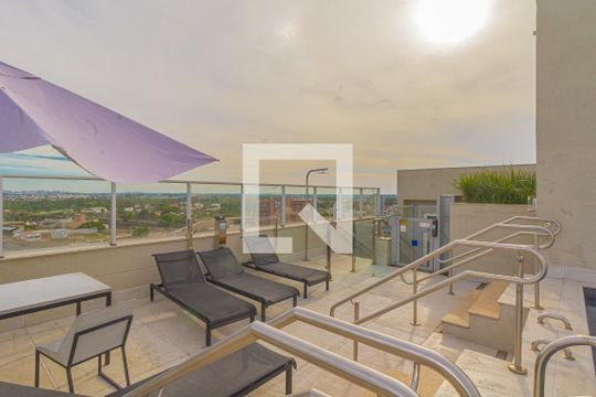 Área comum de kitnet/studio para alugar com 1 quarto, 38m² em Marechal Rondon, Canoas