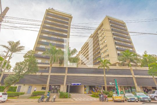 Fachada de kitnet/studio para alugar com 1 quarto, 38m² em Marechal Rondon, Canoas