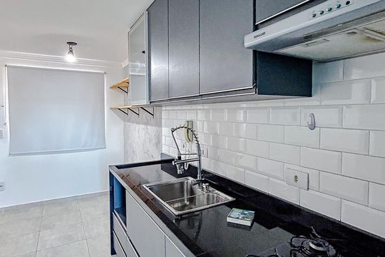 Cozinha de apartamento à venda com 1 quarto, 35m² em Vila Centenário, São Paulo